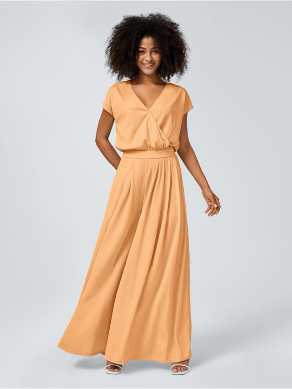 HALARA Women's Wrap Wide-Leg Jumpsuit